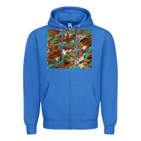 True Royal tiger cowhide tumbler Zipper Hoodie - BarkalooDesign