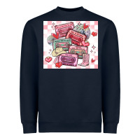 Valentine's Day Cassette Tapes Heavyweight Sweatshirt | Teevron