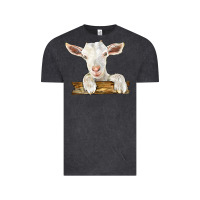 Vintage Black baby cashmere goat Vintage Tee - LillyAllenDesigns