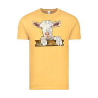 Vintage Mustard baby cashmere goat Vintage Tee - LillyAllenDesigns