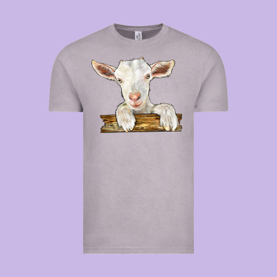 Baby Cashmere Goat Vintage Tee Designed By Lillyallendesigns
