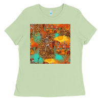 Matcha western skeleton seamless pattern Ladies Tee - HRA Design Shop