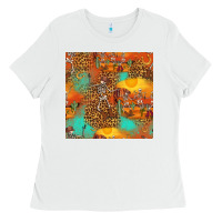 White western skeleton seamless pattern Ladies Tee - HRA Design Shop
