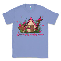 Colony Blue church is my happy place Classic Tee - MaliasSmallBusiness