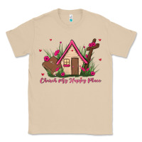 Mushroom church is my happy place Classic Tee - MaliasSmallBusiness