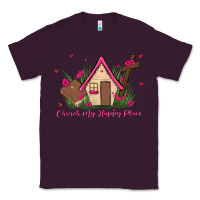 Plum church is my happy place Classic Tee - MaliasSmallBusiness