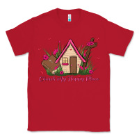 Red church is my happy place Classic Tee - MaliasSmallBusiness