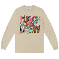 Mushroom lunch lady crew Long Sleeve Tee - NancyCooperArtShop