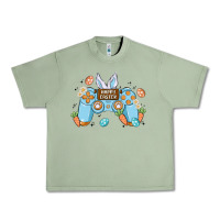 Oil Green boy happy easter Urban Heavy Tee - MaliasSmallBusiness