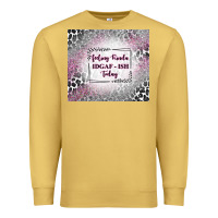 Antique Gold feeling kinda idgaf ish today with leopard Premium Sweatshirt - TumblerDesignByShophia