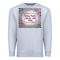 Heather Grey feeling kinda idgaf ish today with leopard Premium Sweatshirt - TumblerDesignByShophia