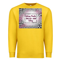Lemon feeling kinda idgaf ish today with leopard Premium Sweatshirt - TumblerDesignByShophia