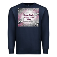 Navy feeling kinda idgaf ish today with leopard Premium Sweatshirt - TumblerDesignByShophia