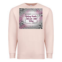 Pale Pink feeling kinda idgaf ish today with leopard Premium Sweatshirt - TumblerDesignByShophia