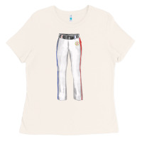 Bone softball uniform pant fa element Ladies Tee - FaDigitalArtStudio