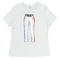 White softball uniform pant fa element Ladies Tee - FaDigitalArtStudio