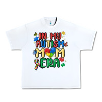 White in my autism mom era Urban Heavy Tee - MaliasSmallBusiness