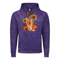 Cloud Purple pumpkin spice ice latte Vintage Hoodie - Jasminsmagicworld
