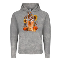 Cloud Rock pumpkin spice ice latte Vintage Hoodie - Jasminsmagicworld