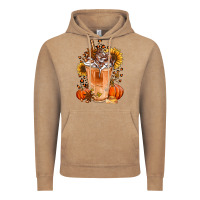 Vintage Coffee pumpkin spice ice latte Vintage Hoodie - Jasminsmagicworld