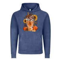 Vintage Denim pumpkin spice ice latte Vintage Hoodie - Jasminsmagicworld