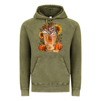 Vintage Olive pumpkin spice ice latte Vintage Hoodie - Jasminsmagicworld