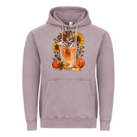 Vintage Zinc pumpkin spice ice latte Vintage Hoodie - Jasminsmagicworld