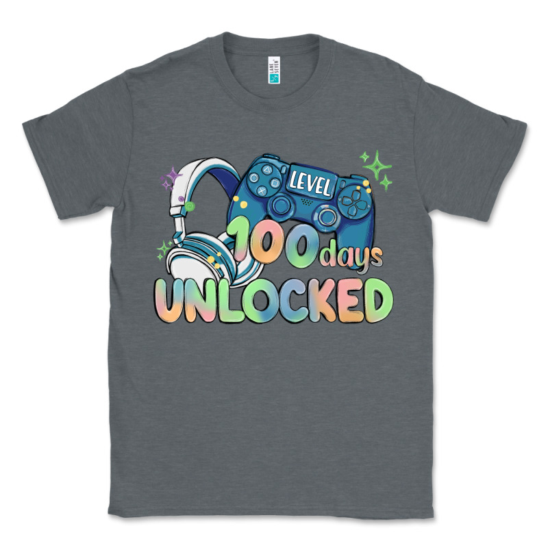 Level 100 Days Unlocked Classic Tee by MaliasSmallBusiness | Teevron