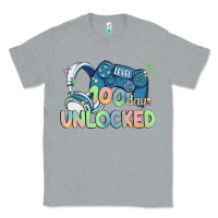 Heather Grey level 100 days unlocked Classic Tee - MaliasSmallBusiness