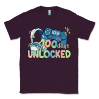 Plum level 100 days unlocked Classic Tee - MaliasSmallBusiness