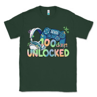Sports Green level 100 days unlocked Classic Tee - MaliasSmallBusiness