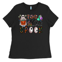 Black too cute to spook Ladies Tee - CowhideDigitalArt
