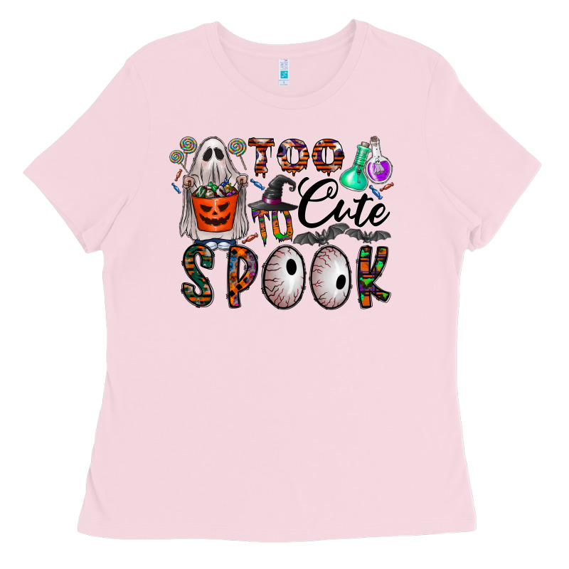 Too Cute To Spook Ladies Tee by CowhideDigitalArt | Teevron