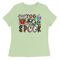 Matcha too cute to spook Ladies Tee - CowhideDigitalArt