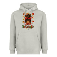 Moon Dust december girl christmas afro messy bun Heavyweight Hoodie - texasbilliewilder
