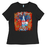 Black just here for the ice Ladies Tee - JahusDesignShop