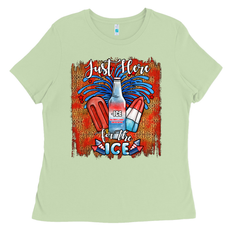 Just Here For The Ice Ladies Tee by JahusDesignShop | Teevron