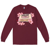 Burgundy lover babe valentines day Long Sleeve Tee - MaliasSmallBusiness