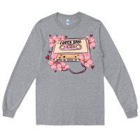Heather Grey lover babe valentines day Long Sleeve Tee - MaliasSmallBusiness