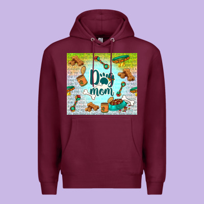Dog Mom Premium Hoodie Designed By Tumblerdesignbyshophia