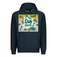 Navy dog mom Premium Hoodie - TumblerDesignByShophia
