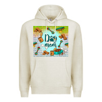 Oatmeal Heather dog mom Premium Hoodie - TumblerDesignByShophia