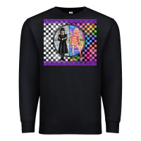 Black gothic girl horror family Premium Sweatshirt - TumblerDesignByShophia