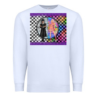 White gothic girl horror family Premium Sweatshirt - TumblerDesignByShophia