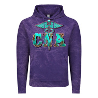 Cloud Purple western nurse certified nurse assistant medilcal symbol Vintage Hoodie - BarkalooDesign
