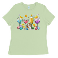 Matcha Easter wine glasses Easter Day Ladies Tee - Neo Western