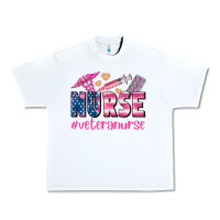 White veteran nurse Urban Heavy Tee - AdoDesignShop