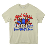 Mossy god bless america land that i love Heavy Core Tee - HRA Design Shop