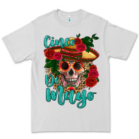 Dove Grey cinco de mayo skull Premium Tee - HRA Design Shop