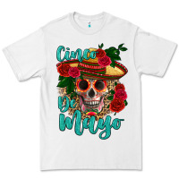 White cinco de mayo skull Premium Tee - HRA Design Shop